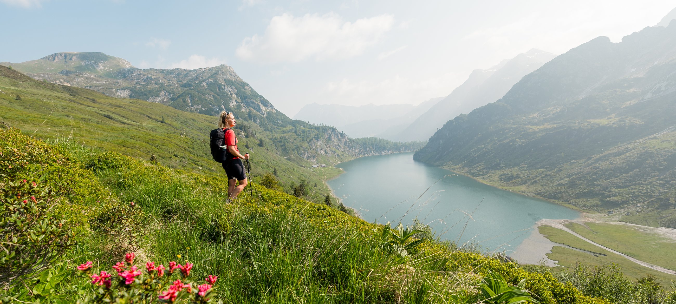 Wanderungen am Tappenkarsee, wunderschöner Ausblick