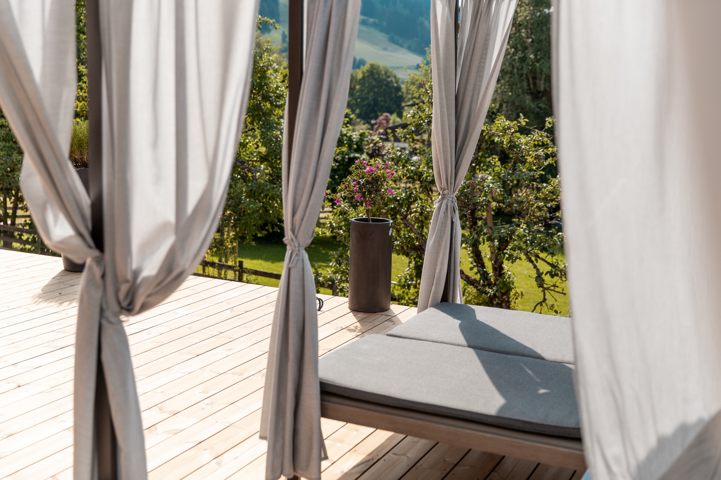 Daybed auf unserer Sonnenterrasse