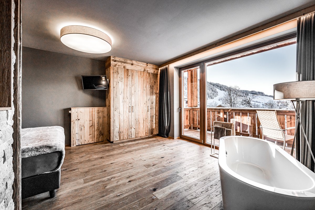 Panorama Suite mit atemberaubendem Blick auf die Berge